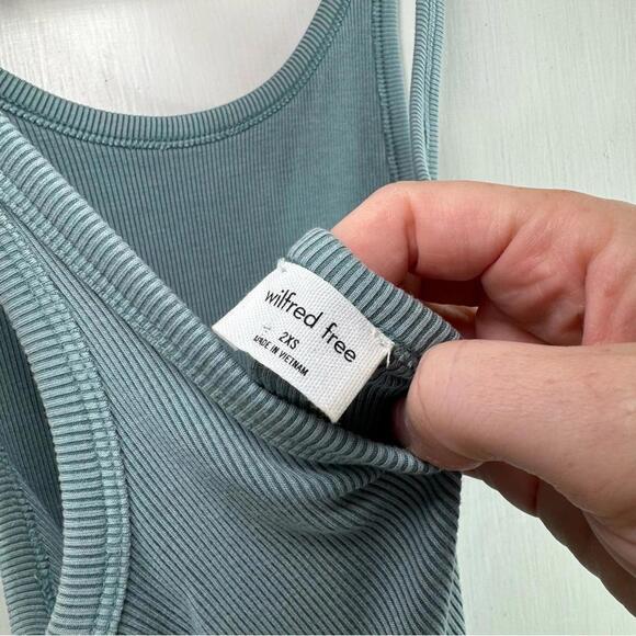 Aritzia Wilfred Free Fauna Scoop Back Midi Dress - Picture 7 of 9